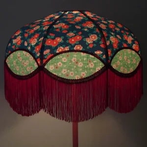 Abat-jour rétro "Malina" en papier japonais.